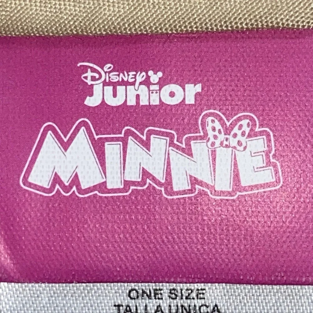 Disney Minnie Mouse Girl's Hat Leopard Print Corduroy Brim Theme Park Wear Cute!